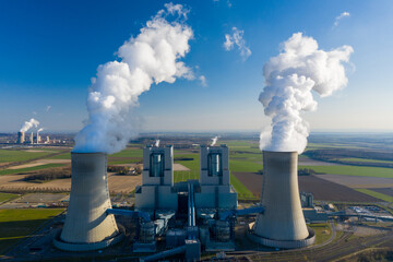 Brown coal power plant