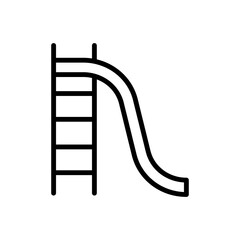 Slide, toy icon. Simple line, outline vector elements of kindergarten icons for ui and ux, website or mobile application