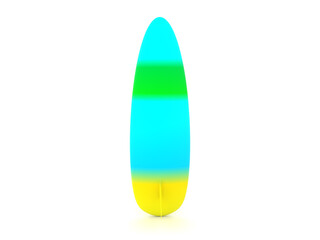 3D Rendering of surf  board