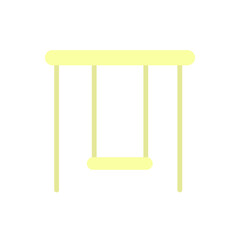 Swing, toy icon. Simple color vector elements of kindergarten icons for ui and ux, website or mobile application