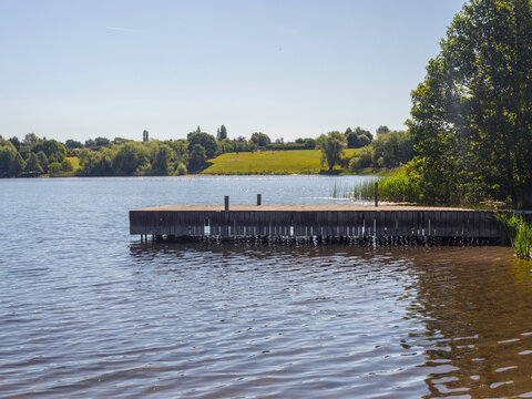 Beautiful morning at Pickmere Lake, Pickmere, Knutsford, Cheshire, UK