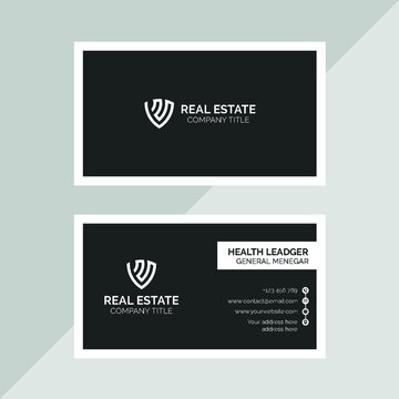 Real estate business card template.
