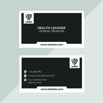 Modern real estate business card template
