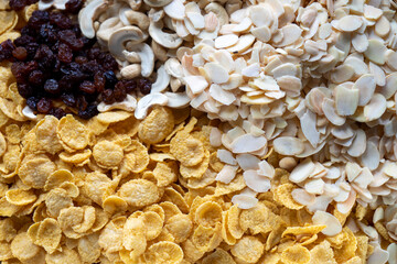 RAW almond slice raisin Cashew nuts