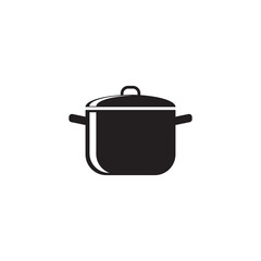 Saucepan Icon Logo Vector template