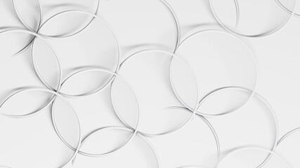 abstract background with white circles