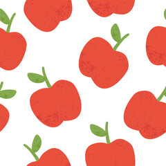Apple Pattern - Seamless Vector Background