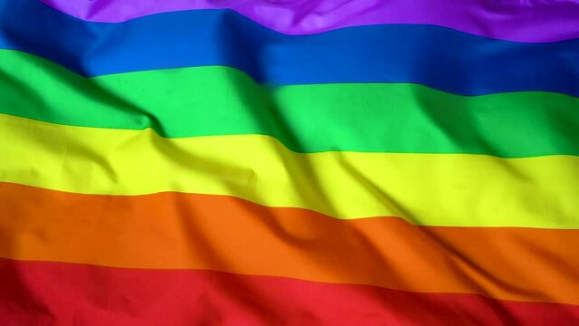 Gay pride rainbow background for design. Symbol of the LGBT community. The rainbow background of the six colors in the movement for clearance.