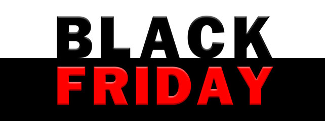 Beautiful Black Friday promo banner illustration
