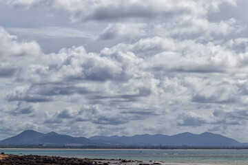 Beautiful scenery of panoramic and sea background