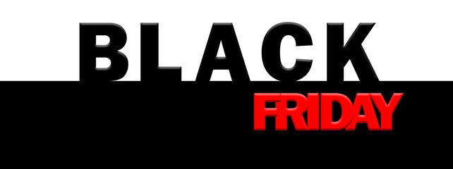Black Friday sale banner for online shop