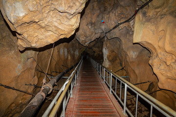 Magnificent view of the Kelam Cave from inside.