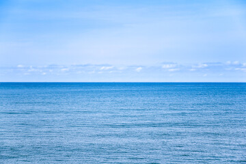 Blue sea and sky