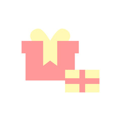 Gift, box, card icon. Simple color vector elements of shopping center icons for ui and ux, website or mobile application