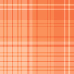 Seamless pattern in orange colors for plaid, fabric, textile, clothes, tablecloth and other things. Vector image.