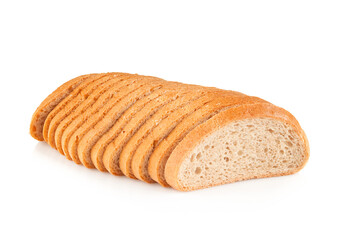 bread on a white background.