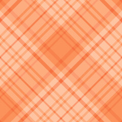 Seamless pattern in orange colors for plaid, fabric, textile, clothes, tablecloth and other things. Vector image. 2