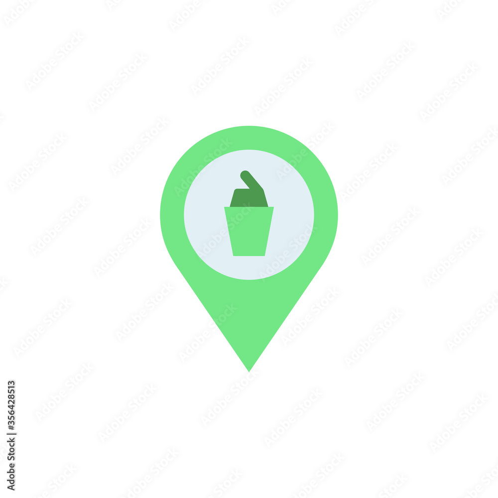 Poster placeholder, drink icon. simple color vector elements of navigation icons for ui and ux, website or 