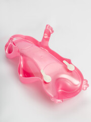 pink plastic bath for bathing children