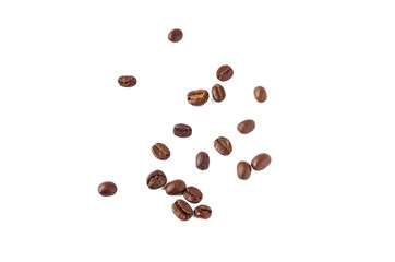 Coffee beans. Isolated on a white background.