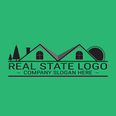 Real Estate Logo Vector Template