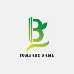 letter b colorful illustrations simple logo unique vector design