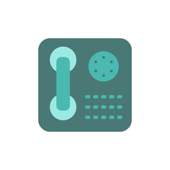 Phone, landline icon. Simple color vector elements of communication icons for ui and ux, website or mobile application