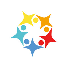 Obraz premium Educational logo for children. Children education vector.