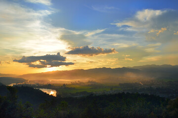 Hsipaw, Myanmar, Sunset