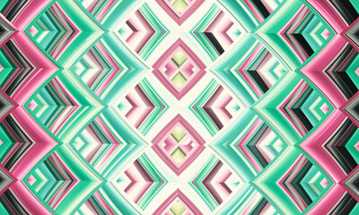 Beautiful abstract background for art projects, cards, business, posters. 3D illustration, computer-generated fractal