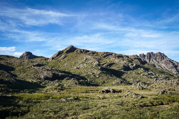 Itatiaia National Park, Brazil, and one of its beautiful mountain views, with Agulhas Negras Peak on the right side