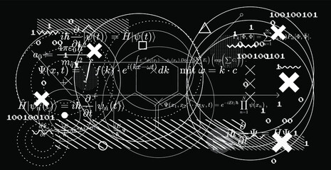 HUD futuristic frame. Game target borders, technology sci-fi menu interface. Virtual reality display screen.