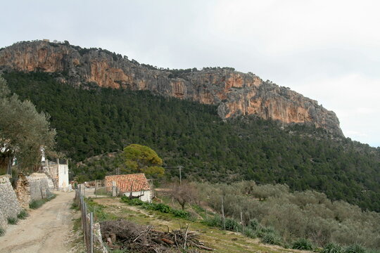 Mallorca - Blick auf Castell d' Alaro