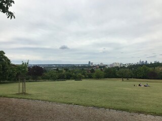 Obraz premium golf course in the morning