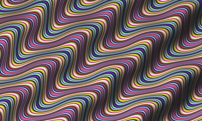 Beautiful abstract background for art projects, cards, business, posters. 3D illustration, computer-generated fractal