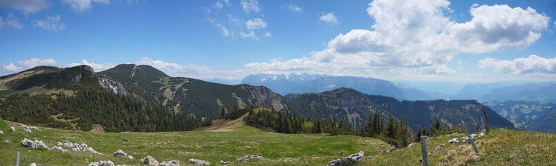 Fototapeta na wymiar Chiemgau-Panorama