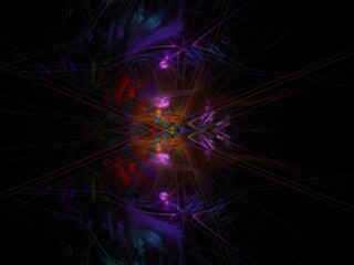 Imaginatory fractal background Image