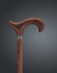 Walking sticks and crutches. High quality photo.