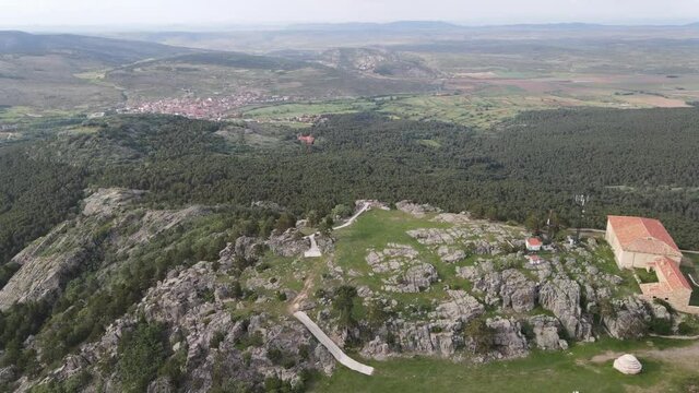 Visita a&eacute;rea cerro ermita a Orihuela