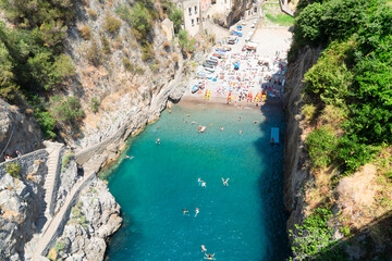 road of Amalfi coast, Italy