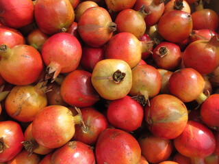 Fototapeta na wymiar pomegranate fruit kept well stocked