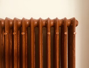 radiator on a wall