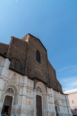 Fototapeta na wymiar Basilica di San Petronio in Bologna Italy