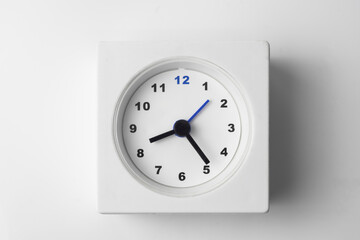 clock on white background