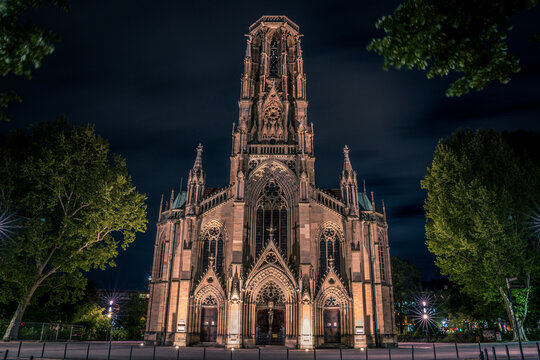 Stuttgart Feuersee Kirche - Johanneskirche am Feuersee