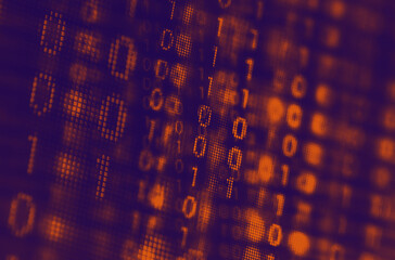 Program code on a monitor