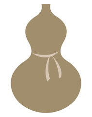 Japanese style vector gourd