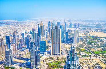 The business center in Dubai, UAE