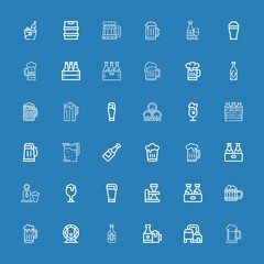 Editable 36 bitter icons for web and mobile