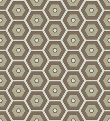 Japanese style retro vintage seamless pattern background polygon geometry cross frame